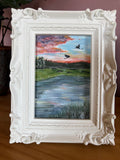 Mini Sunset Dragons Original Artwork